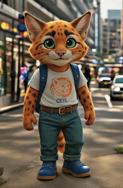 Mascota parada